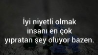 İyi niyet…