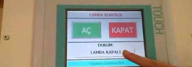HMI ile PLC Üzerinden Sistem Kontrolü