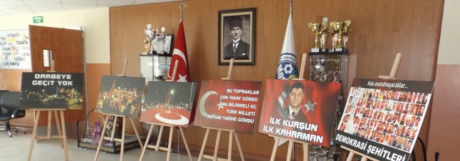 15 Temmuz Demokrasi Şehitlerimizi Anma Sergisi