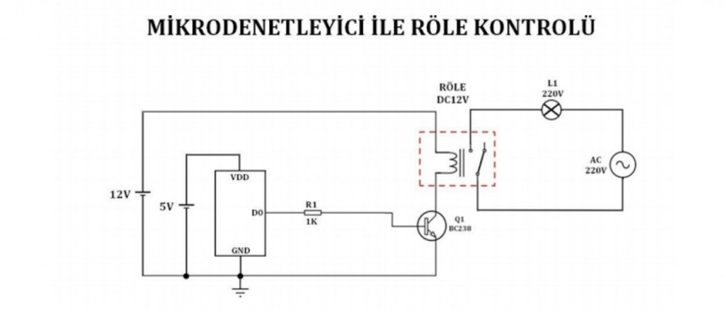 Mikrodenetleyici İle Röle Kontrolü